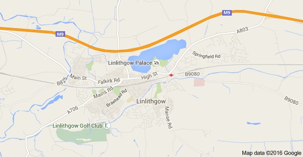 Map of Linlithgow